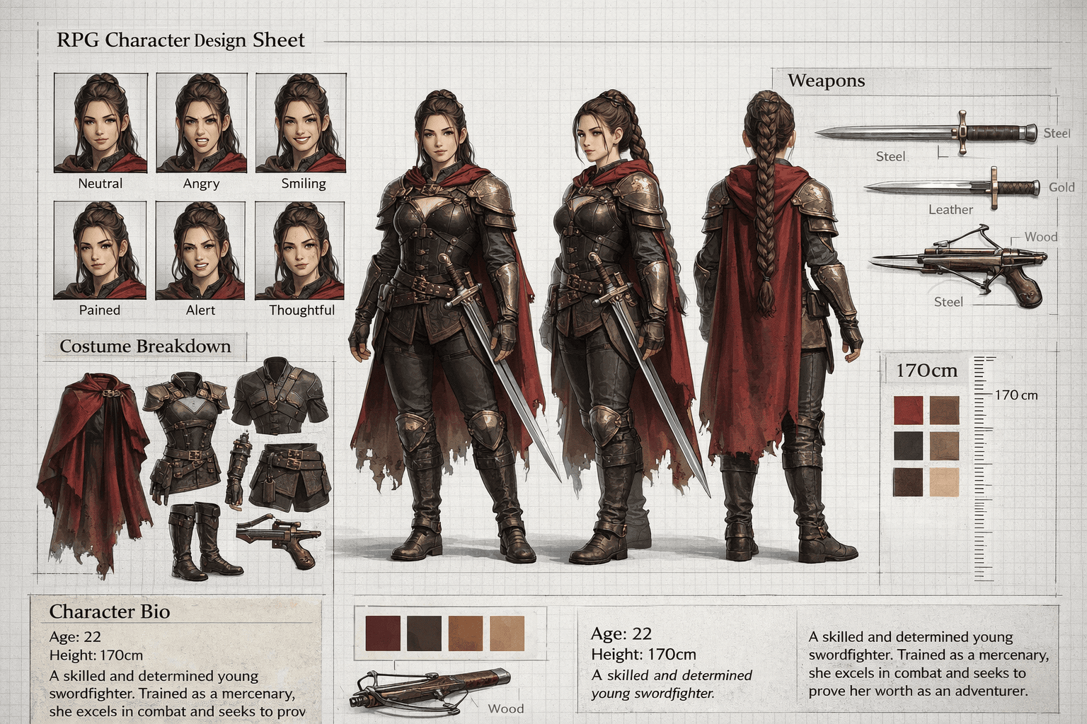 character design sheet
